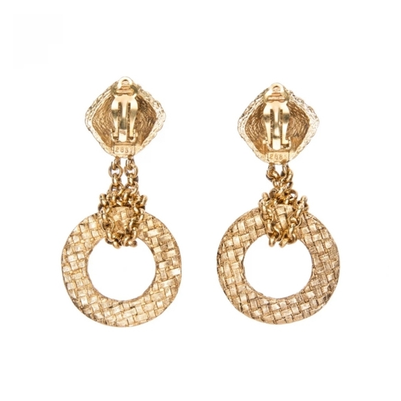 Chanel Vintage Nest Gold earrings - Picture 3 of 8